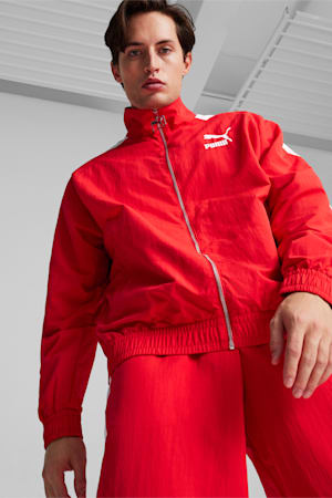 T7 Oversized Track Jacket Unisex, For All Time Red, extralarge-GBR