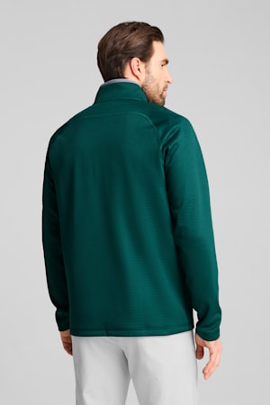Waffle Fleece Golf Quarter-Zip Men, Dark Myrtle, extralarge-GBR