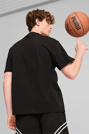 Crowd Craze Basketball Tee 1 Men, PUMA Black, extralarge-GBR