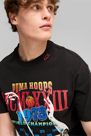 Crowd Craze Basketball Tee 1 Men, PUMA Black, extralarge-GBR