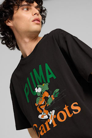 PUMA x Carrots Men's Graphic Tee, PUMA Black, extralarge-GBR