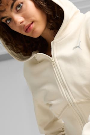 DARE TO Cropped Hoodie Women, Alpine Snow, extralarge-GBR