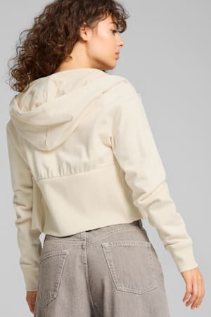 DARE TO Cropped Hoodie Women, Alpine Snow, extralarge-GBR