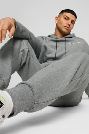 BMW M Motorsport ESS+ Fleece Pants Men, Medium Gray Heather, extralarge-GBR