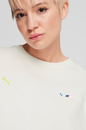 BMW M Motorsport Long Sleeve Graphic Tee Women, Vapor Gray, extralarge-GBR