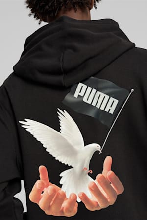 PUMA x MÁS TIEMPO Hoodie Men, PUMA Black, extralarge-GBR