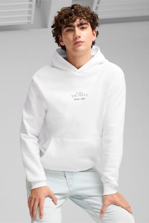 PUMA x MÁS TIEMPO Hoodie Men, PUMA White, extralarge-GBR