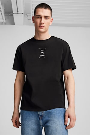 PUMA x MAPF1 x RÆBURN Graphic Tee Men, PUMA Black, extralarge-GBR