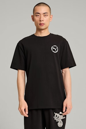 PUMA x LMC Cat Tee Men, PUMA Black, extralarge-GBR