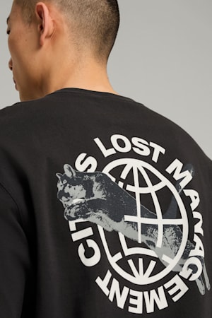 PUMA x LMC Cat Tee Men, PUMA Black, extralarge-GBR