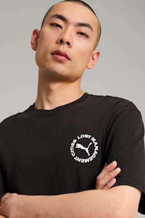 PUMA x LMC Cat Tee Men, PUMA Black, extralarge-GBR