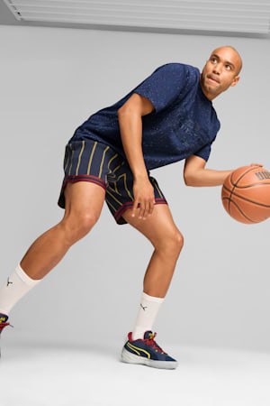 PUMA HOOPS x POLAR EXPRESS Tee Men, Club Navy, extralarge-GBR
