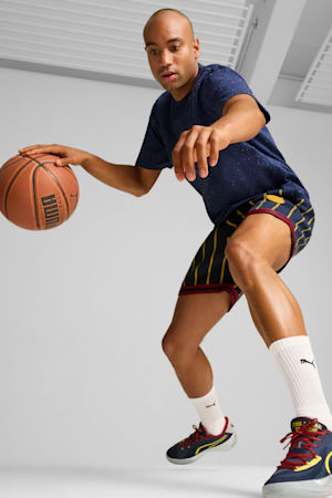 PUMA HOOPS x POLAR EXPRESS Shorts Men, Club Navy, extralarge-GBR