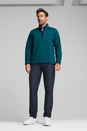 PUMA x ARNOLD PALMER Jacquard Quarter-Zip Top Men, Cold Green, extralarge-GBR