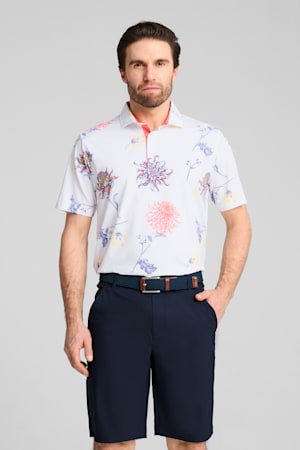 MATTR Dahlia Polo Men, White Glow-Peach Frost, extralarge-GBR