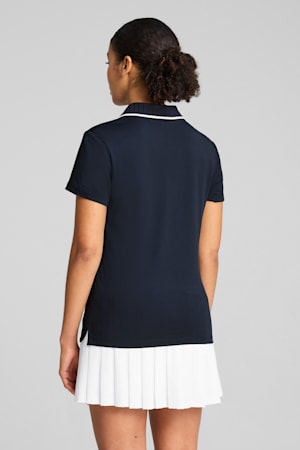 CLOUDSPUN Bridges Short Sleeve Golf Polo Women, Deep Navy, extralarge-GBR
