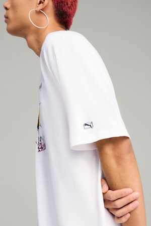 PUMA x ARIES Graphic Tee Unisex, PUMA White, extralarge-GBR