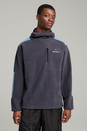 PUMA x LIBERAIDERS Balaclava Hoodie Unisex, Galactic Gray, extralarge-GBR