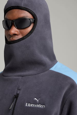 PUMA x LIBERAIDERS Balaclava Hoodie Unisex, Galactic Gray, extralarge-GBR