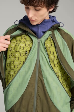 PUMA x KIDSUPER Windbreaker Men, Dusty Green, extralarge-GBR