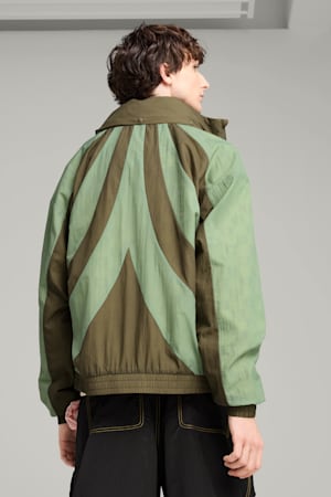 PUMA x KIDSUPER Windbreaker Men, Dusty Green, extralarge-GBR