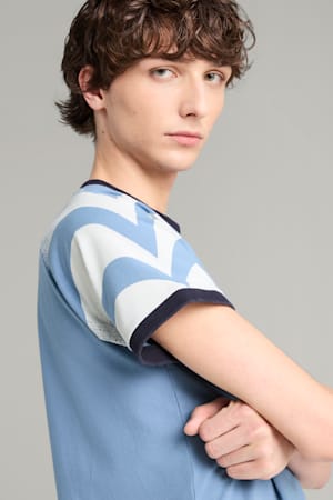 PUMA x KIDSUPER Ringer Tee Men, Cool Blue, extralarge-GBR