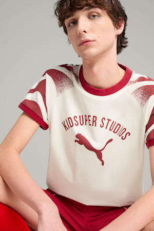 PUMA x KIDSUPER Ringer Tee Men, Warm White, extralarge-GBR