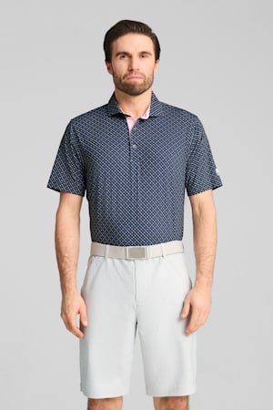 PUMA x ARNOLD PALMER Micro Umbrellas Golf Polo Men, Deep Navy, extralarge-GBR