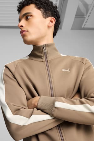 T7 ALWAYS ON Track Jacket Men, Totally Taupe, extralarge-GBR
