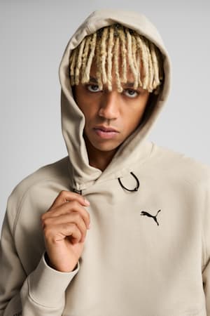 PUMATECH DELTAKNIT Relaxed Hoodie Men, Desert Dust, extralarge-GBR