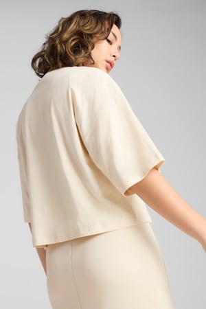 WARDROBE Essentials Oversized Short Tee Women, Alpine Snow, extralarge-GBR