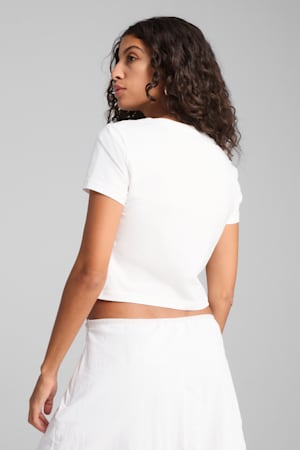 WARDROBE Essentials Baby Tee Women, PUMA White, extralarge-GBR