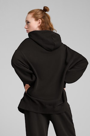 WARDROBE ESS Oversized Hoodie Women, PUMA Black, extralarge-GBR