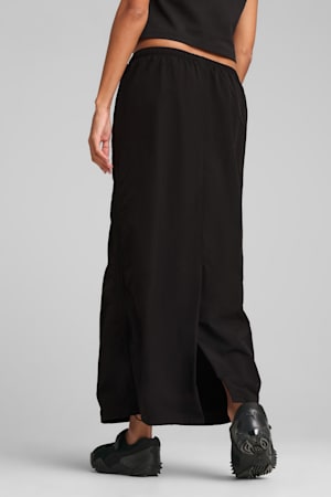 WARDROBE Essentials Woven Maxi Skirt Women, PUMA Black, extralarge-GBR