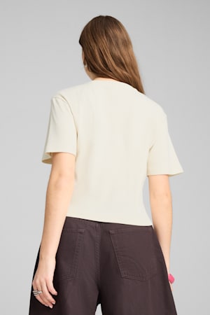WARDROBE Essentials Ribbed Relaxed Tee Women, Alpine Snow, extralarge-GBR