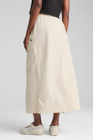 FUTURE.PUMA.ARCHIVE Zip-Off Maxi Woven Skirt Women, Alpine Snow, extralarge-GBR