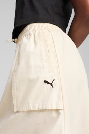 FUTURE.PUMA.ARCHIVE Zip-Off Maxi Woven Skirt Women, Alpine Snow, extralarge-GBR