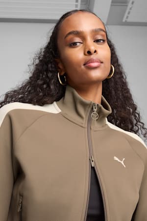 T7 ALWAYS ON Short Track Jacket Women, Totally Taupe, extralarge-GBR