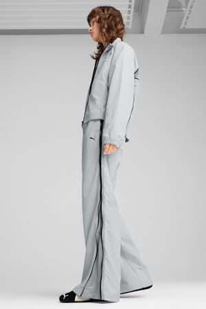 DARE TO Relaxed Woven Zip-Off Pants Women, Flat Light Gray, extralarge-GBR