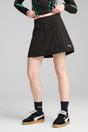 DARE TO Zip Woven Skirt Women, PUMA Black, extralarge-GBR