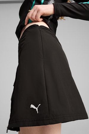 DARE TO Zip Woven Skirt Women, PUMA Black, extralarge-GBR