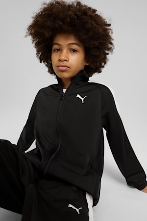 T7 ALWAYS ON Track Jacket Youth, PUMA Black, extralarge-GBR