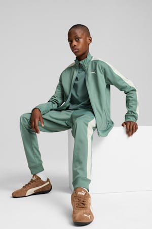 T7 ALWAYS ON Track Jacket Youth, Green Moon, extralarge-GBR