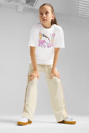 WARDROBE ESS Relaxed Popper Pants Youth, Alpine Snow, extralarge-GBR