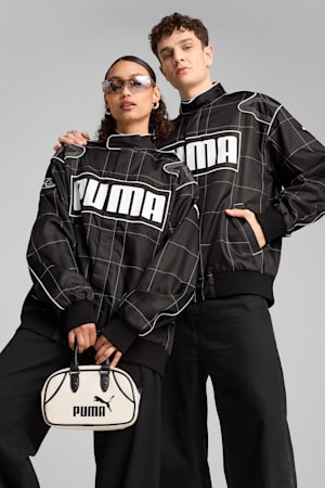 Relaxed Racer Jacket Unisex, PUMA Black, extralarge-GBR