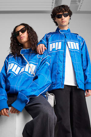 Relaxed Racer Jacket Unisex, PUMA Team Royal, extralarge-GBR