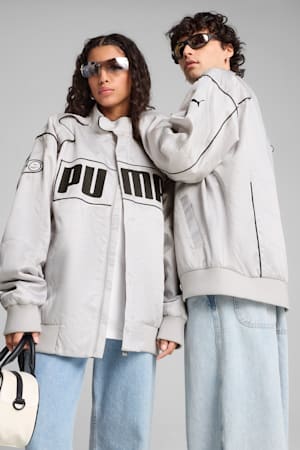 Relaxed Racer Jacket Unisex, Glacial Gray, extralarge-GBR