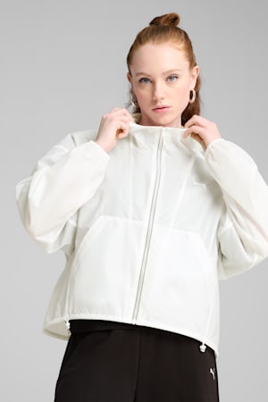 WARDROBE ESS Oversized Wind Jacket Women, PUMA White, extralarge-GBR