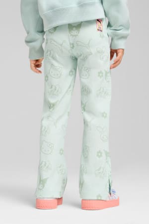 PUMA x HELLO KITTY AND FRIENDS Ribbed Flared Leggings Kids, Peaceful Blue, extralarge-GBR