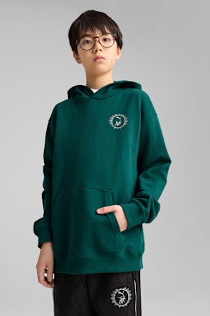 PUMA x HARRY POTTER Relaxed Hoodie Youth, Dark Myrtle, extralarge-GBR